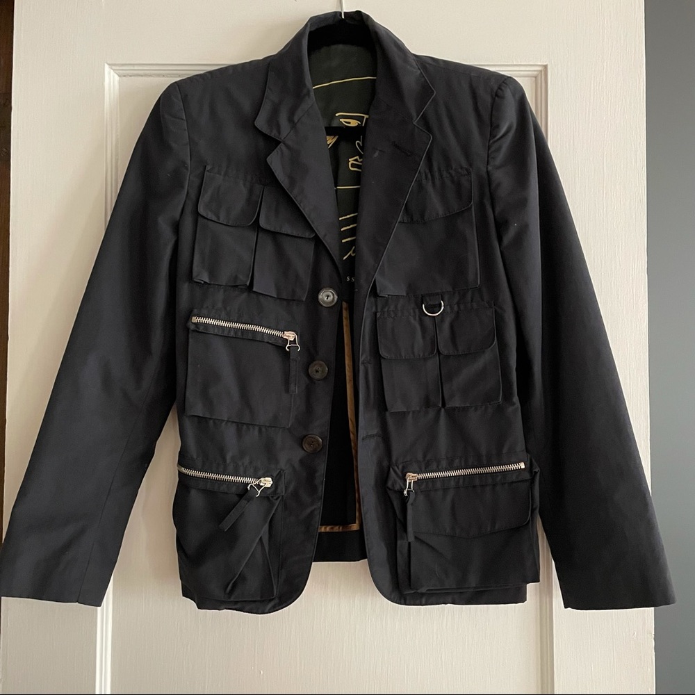 Vintage 1980s Jean Paul Gaultier Black Jacket